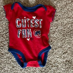 Infant, baby, cubs, Chicago, go cubs go, onsie, EUC, great gift for cutest fan